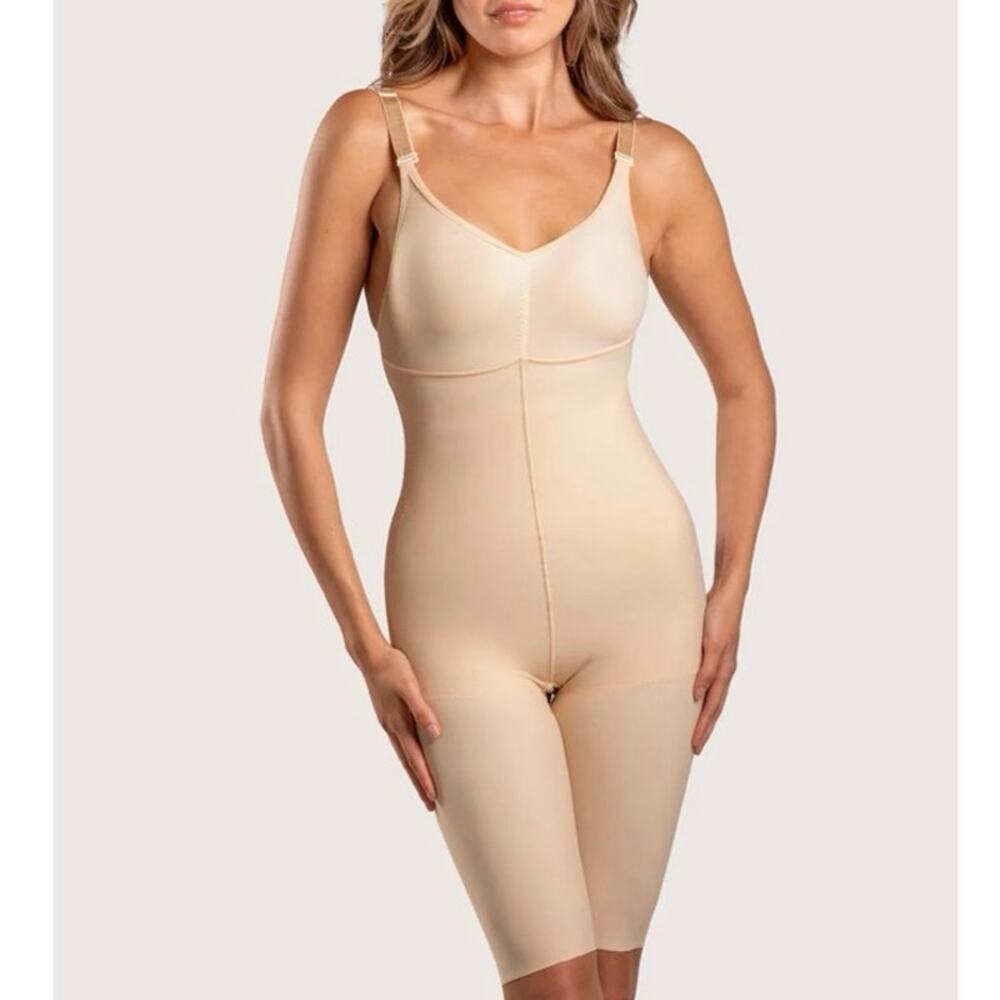 Isavela 2nd Stage Mid-Thigh
Compression Bodysuit w/Bra
Size Small Beige